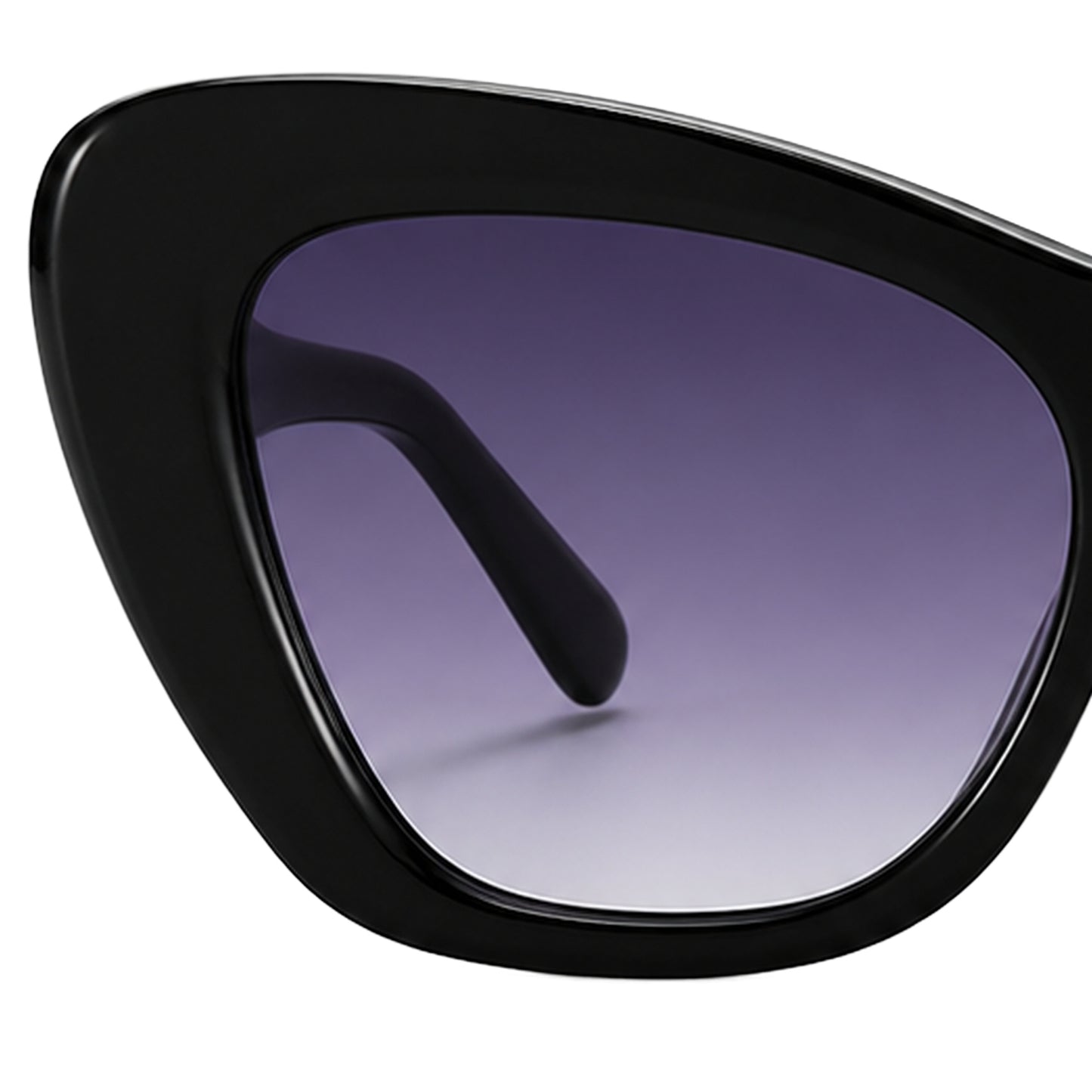 MCS Aria Cat-Eye — Black Violet — detail