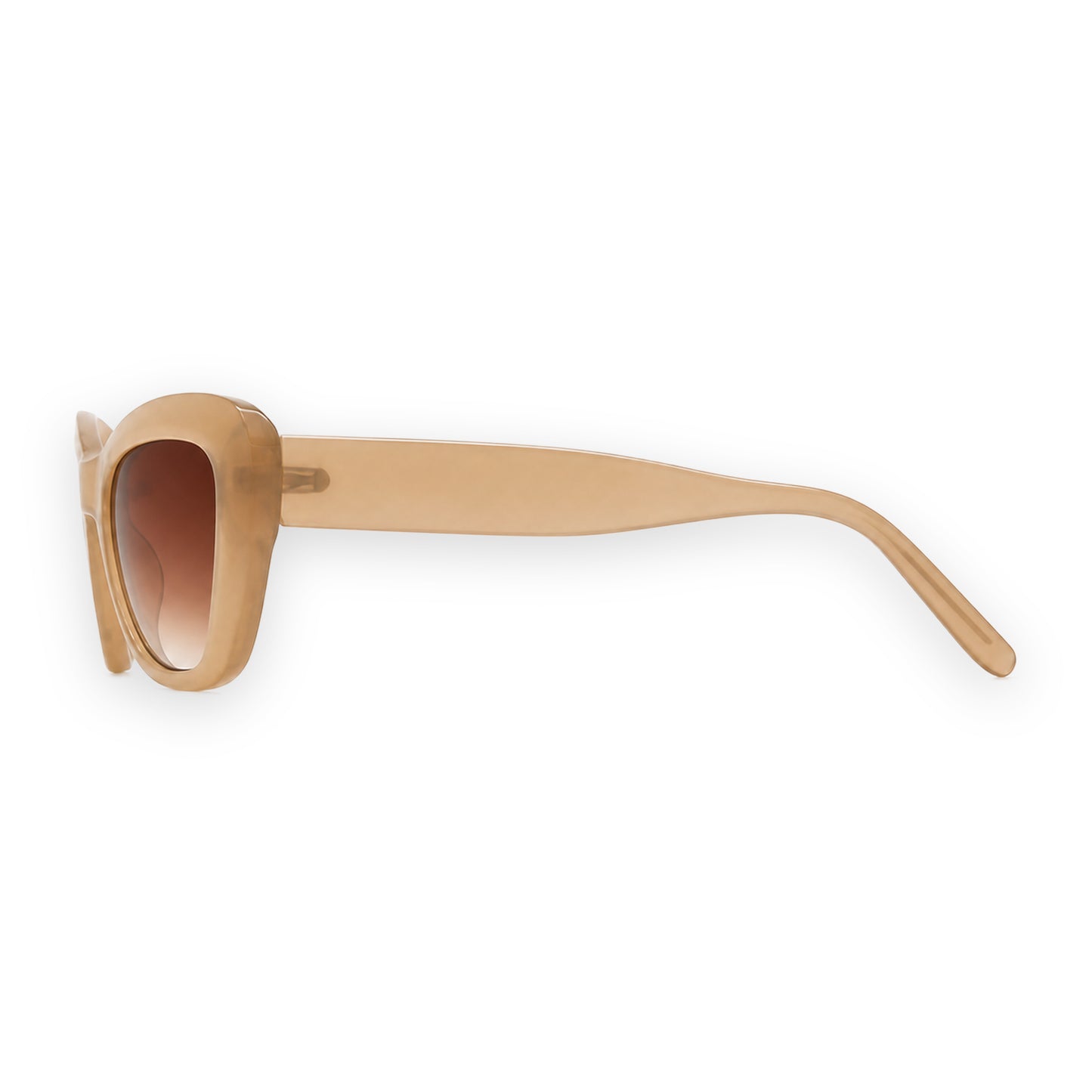 MCS Aria Cat-Eye — Sand Amber — left profile