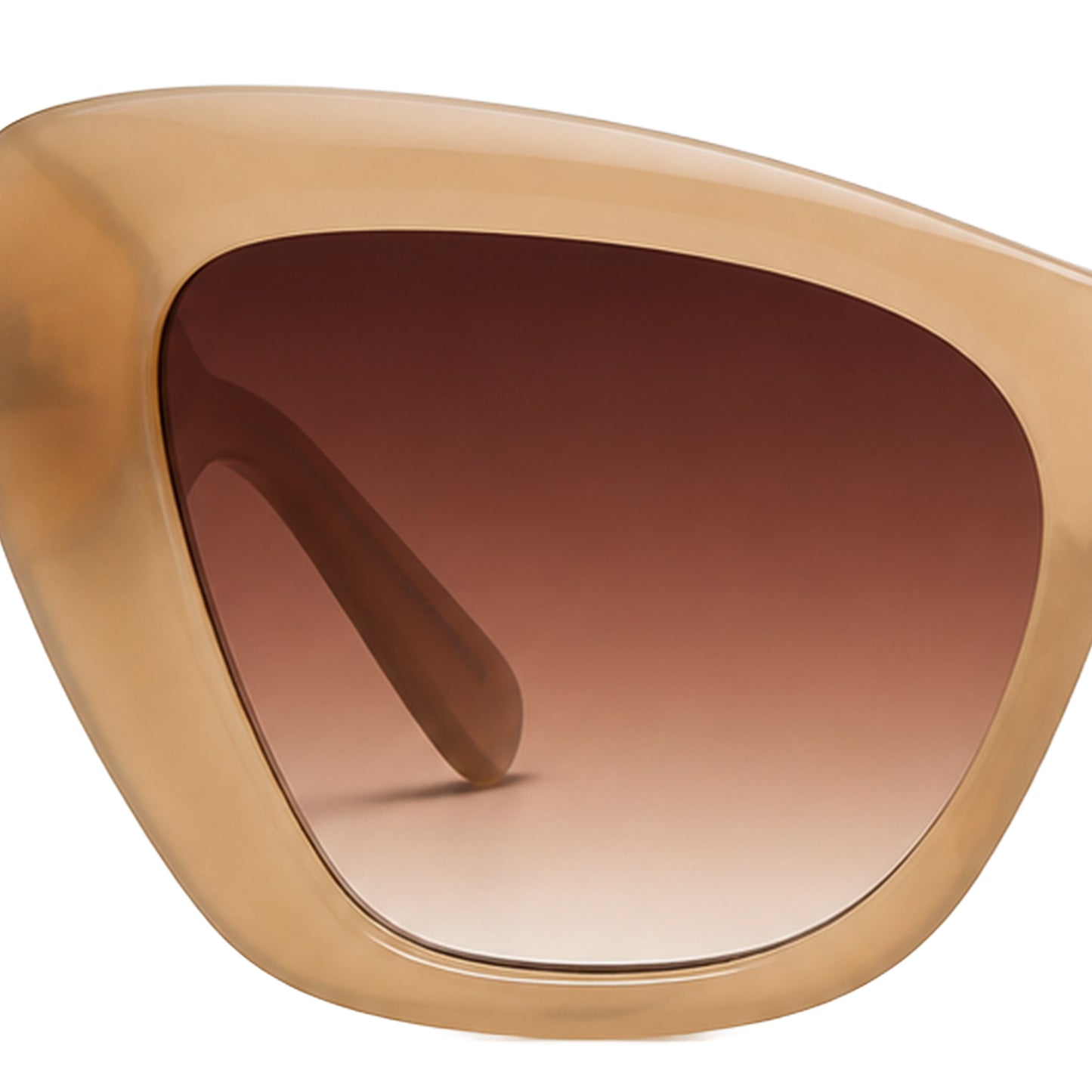 MCS Aria Cat-Eye — Sand Amber — detail