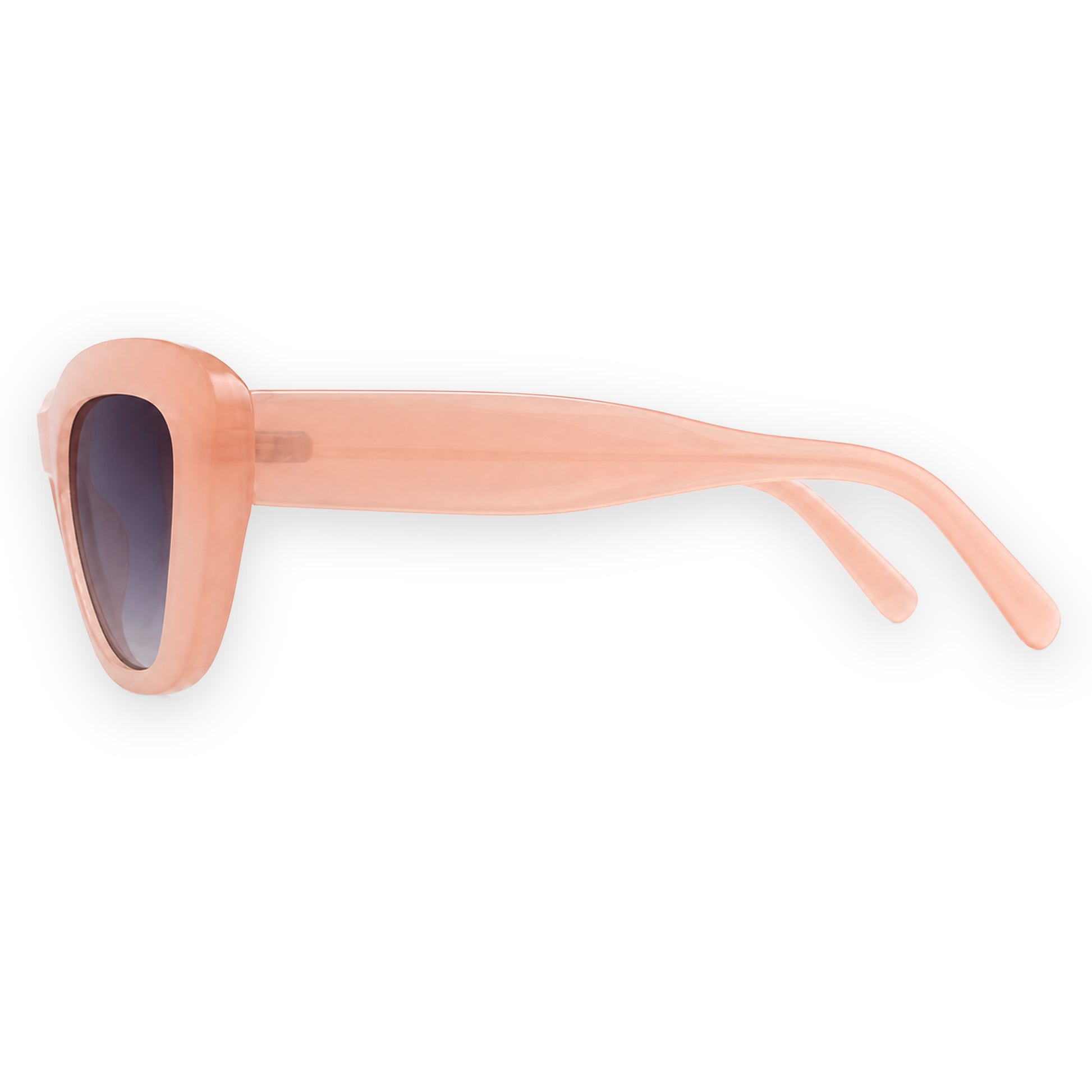 MCS Aria Cat-Eye — Blush Smoke — left profile