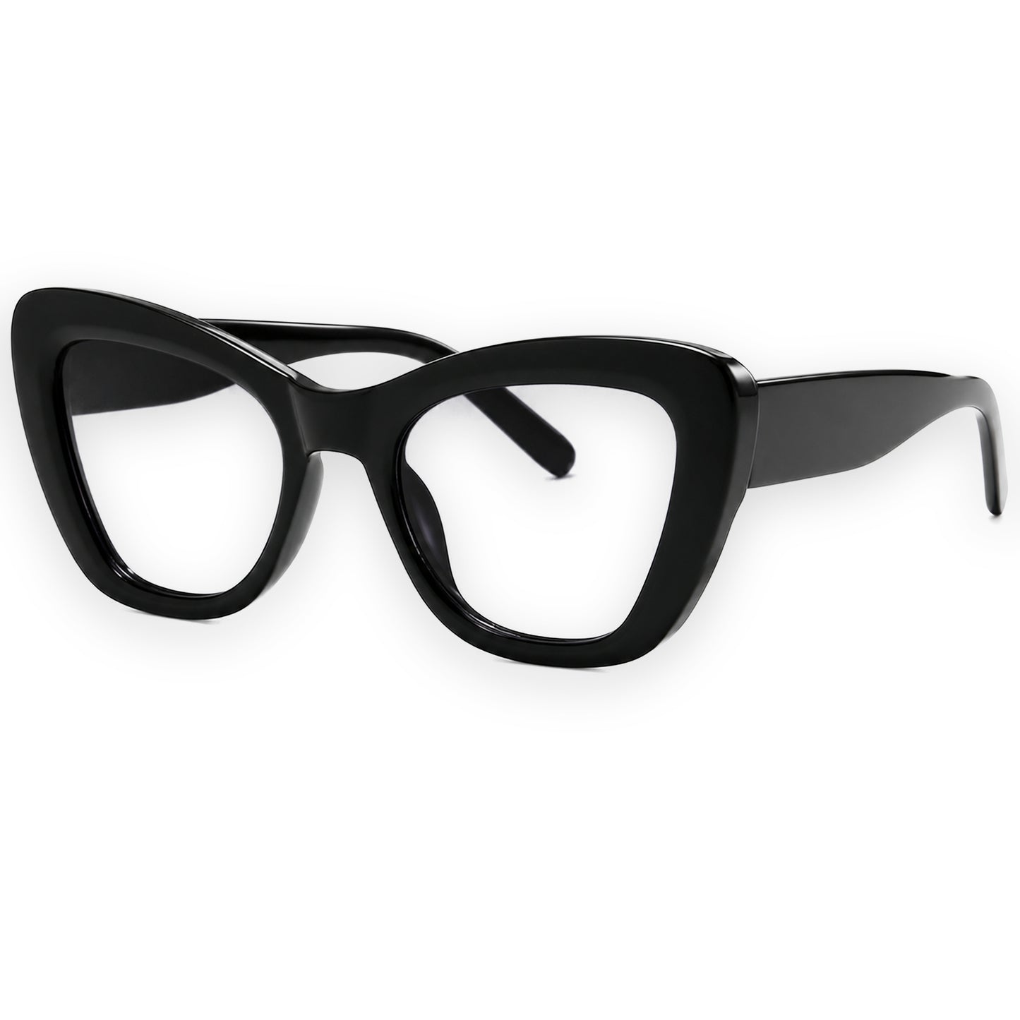 MCS Aria Cat-Eye — Black Violet — three-quarter view