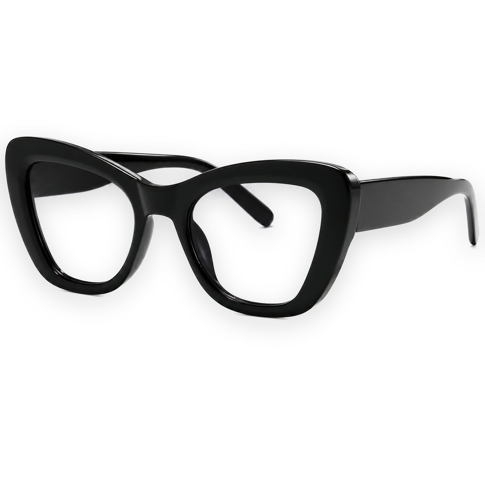 MCS Aria Cat-Eye — Black Violet — three-quarter view