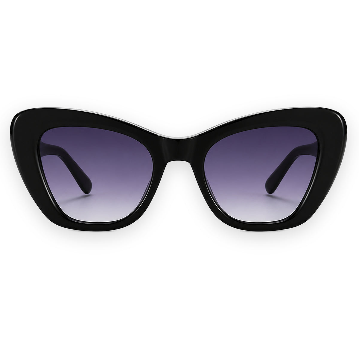 MCS Aria Cat-Eye — Black Violet — front view