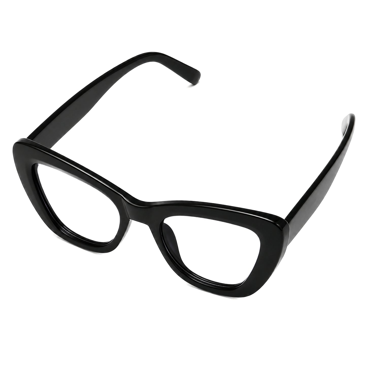 MCS Aria Cat-Eye — Black Violet — top view