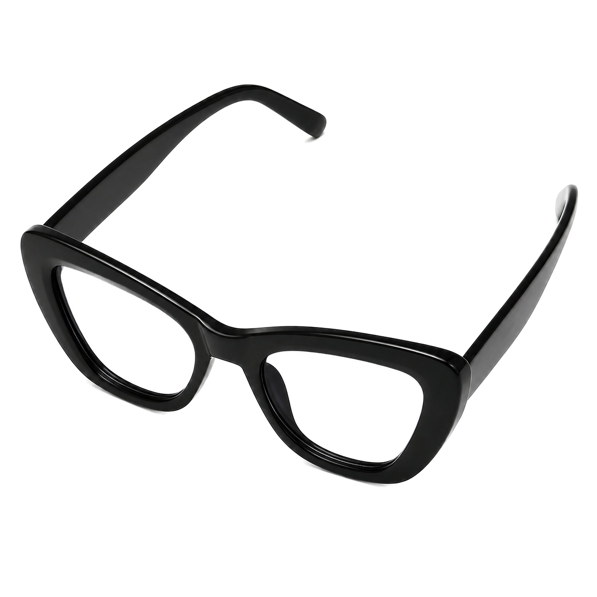 MCS Aria Cat-Eye — Black Violet — top view