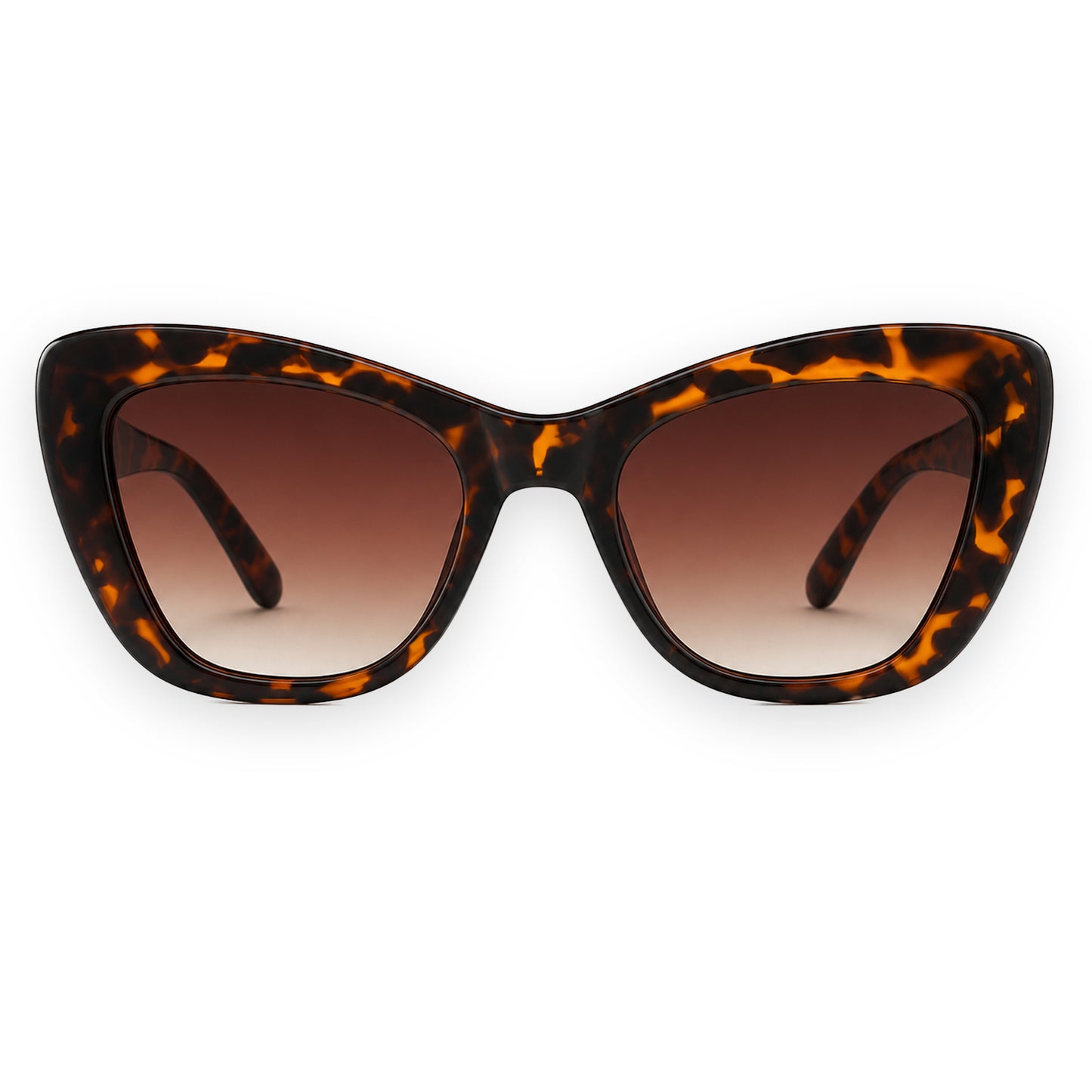 MCS Aria Cat-Eye — Tortoise Amber — front view