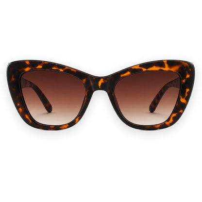 MCS Aria Cat-Eye — Tortoise Amber — front view