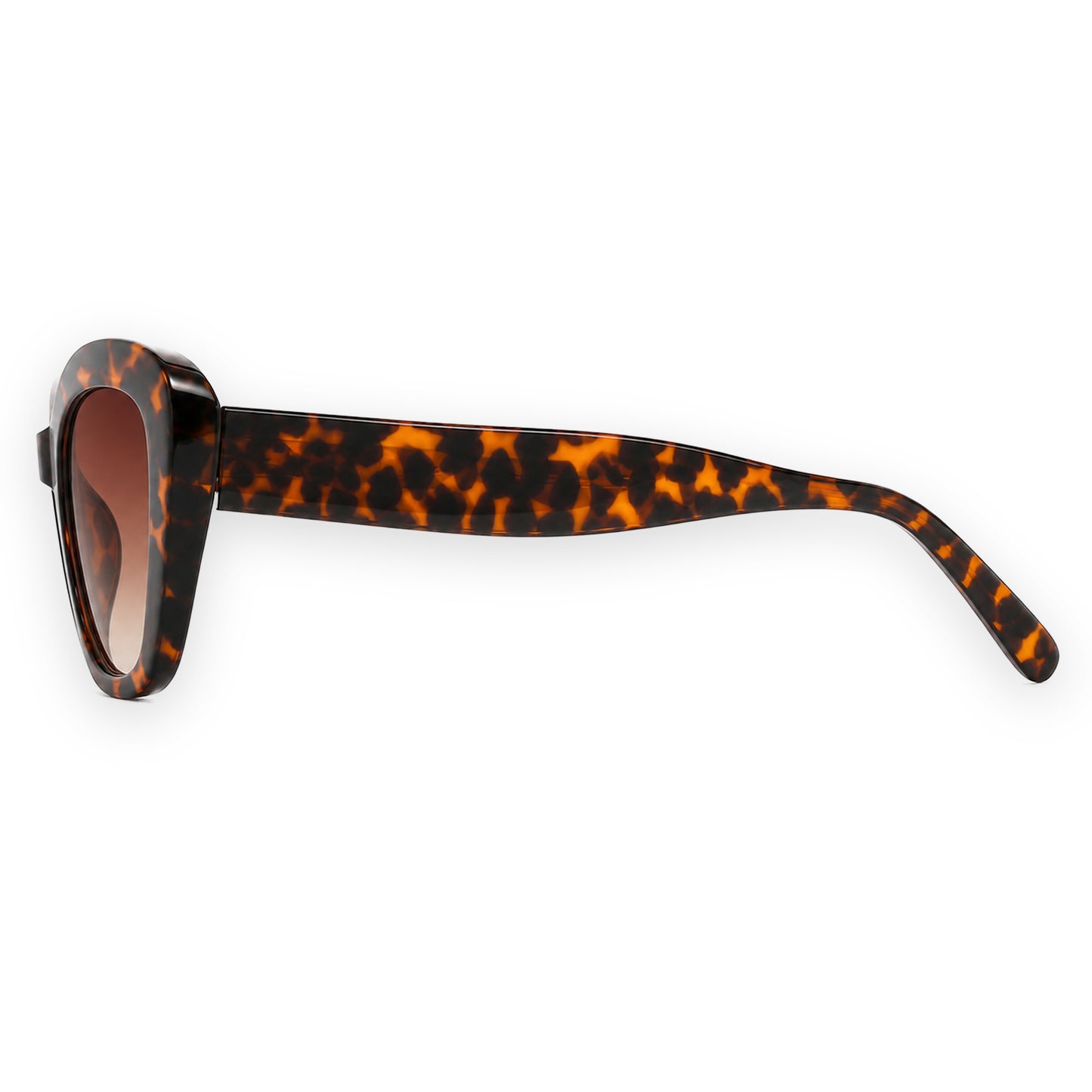 MCS Aria Cat-Eye — Tortoise Amber — left profile