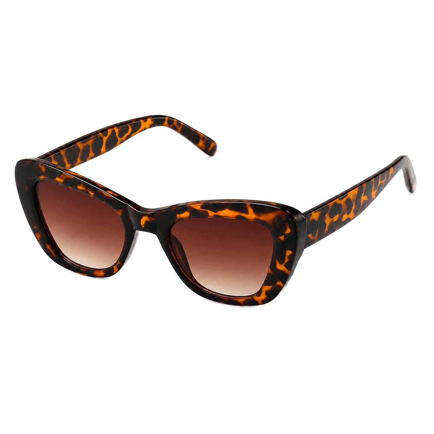 MCS Aria Cat-Eye — Tortoise Amber — top view