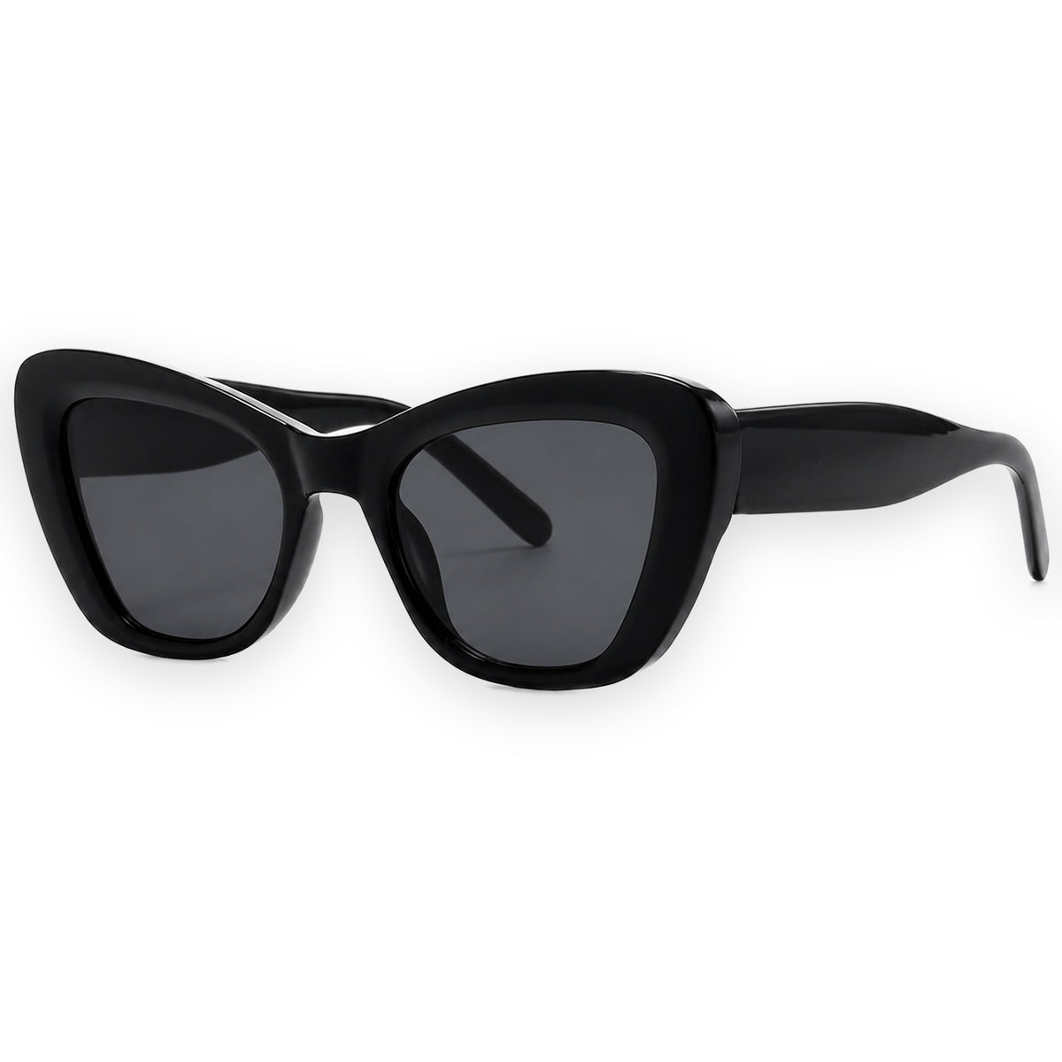 MCS Aria Cat-Eye — Black Charcoal — three-quarter view