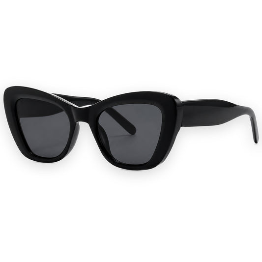 MCS Aria Cat-Eye — Black Charcoal — three-quarter view