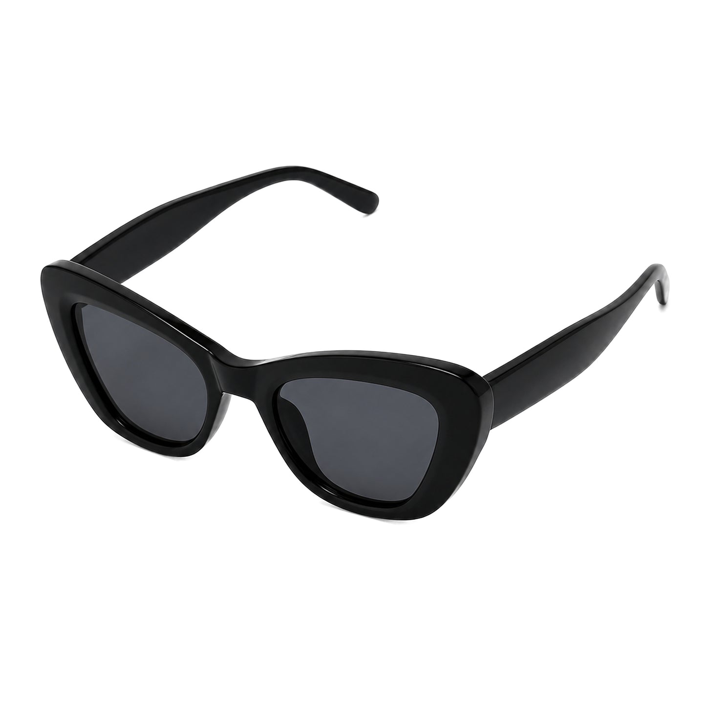 MCS Aria Cat-Eye — Black Charcoal — top view