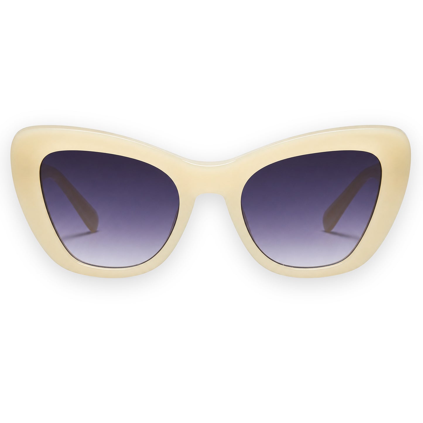 MCS Aria Cat-Eye — Ivory Violet — front view