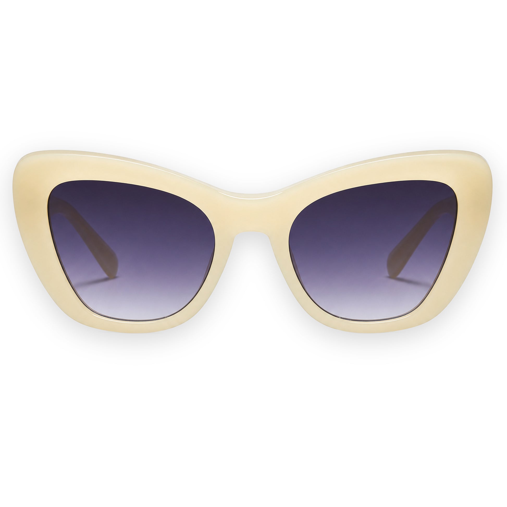 MCS Aria Cat-Eye — Ivory Violet — front view