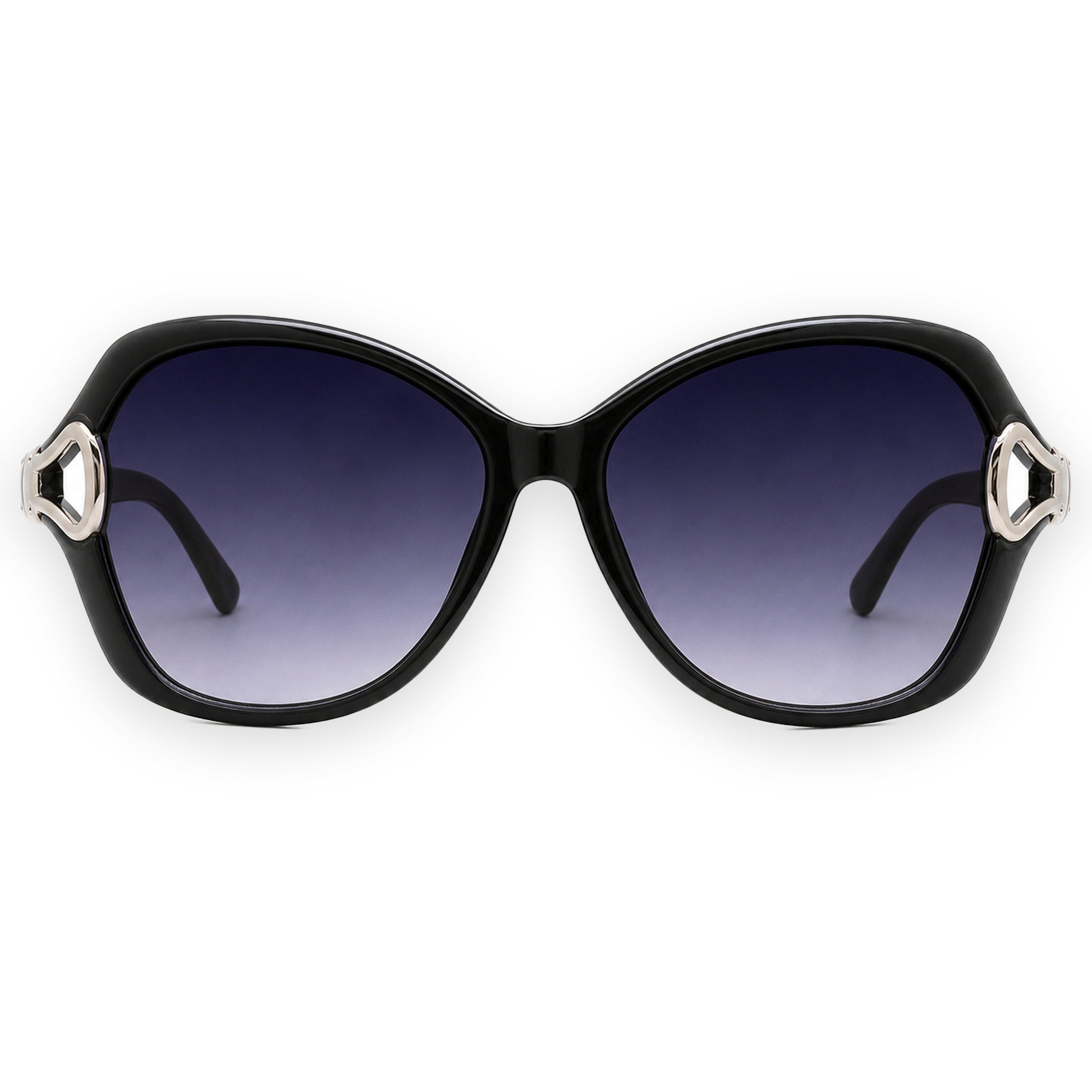 MCS Loop Butterfly — Black Silver — front view