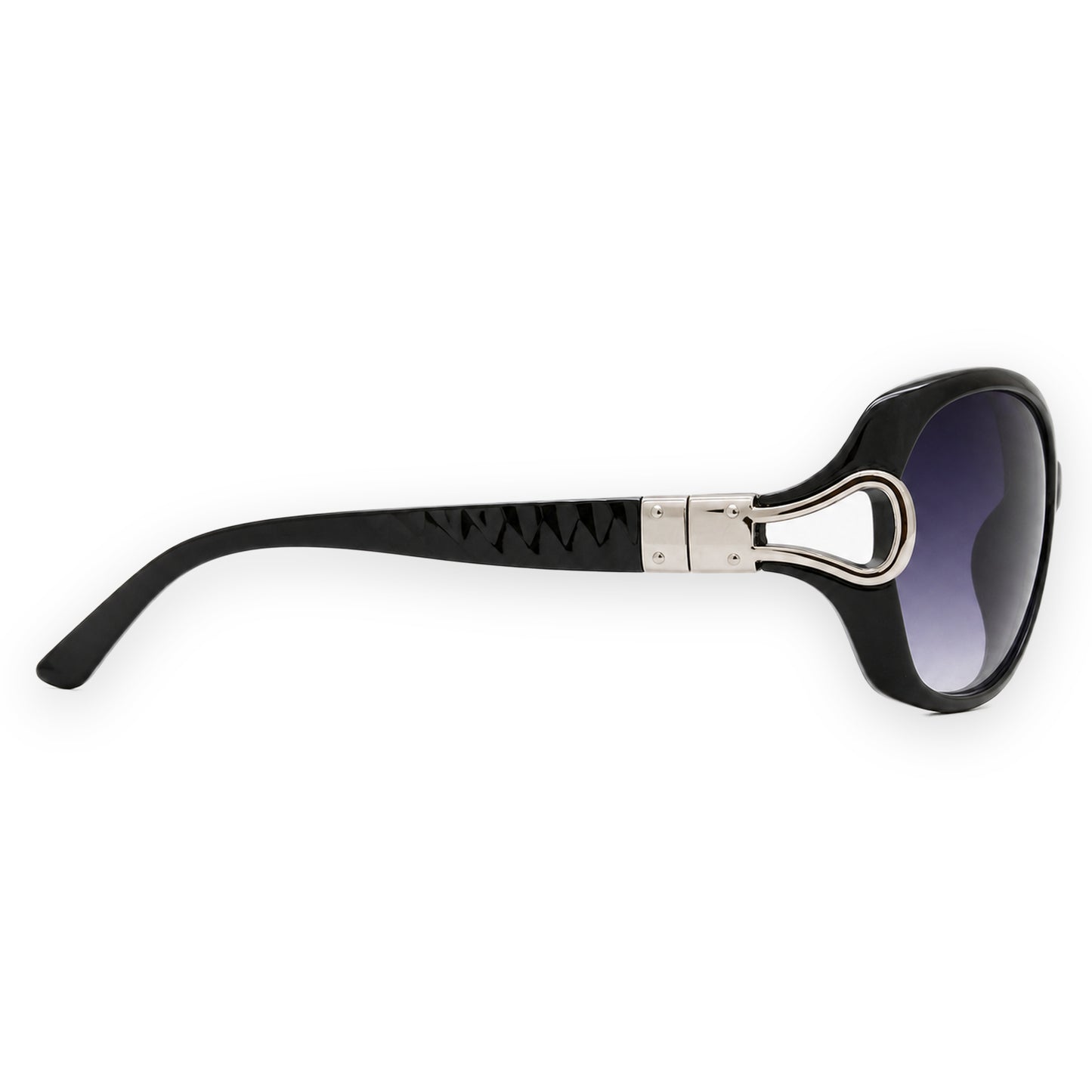 MCS Loop Butterfly — Black Silver — right profile