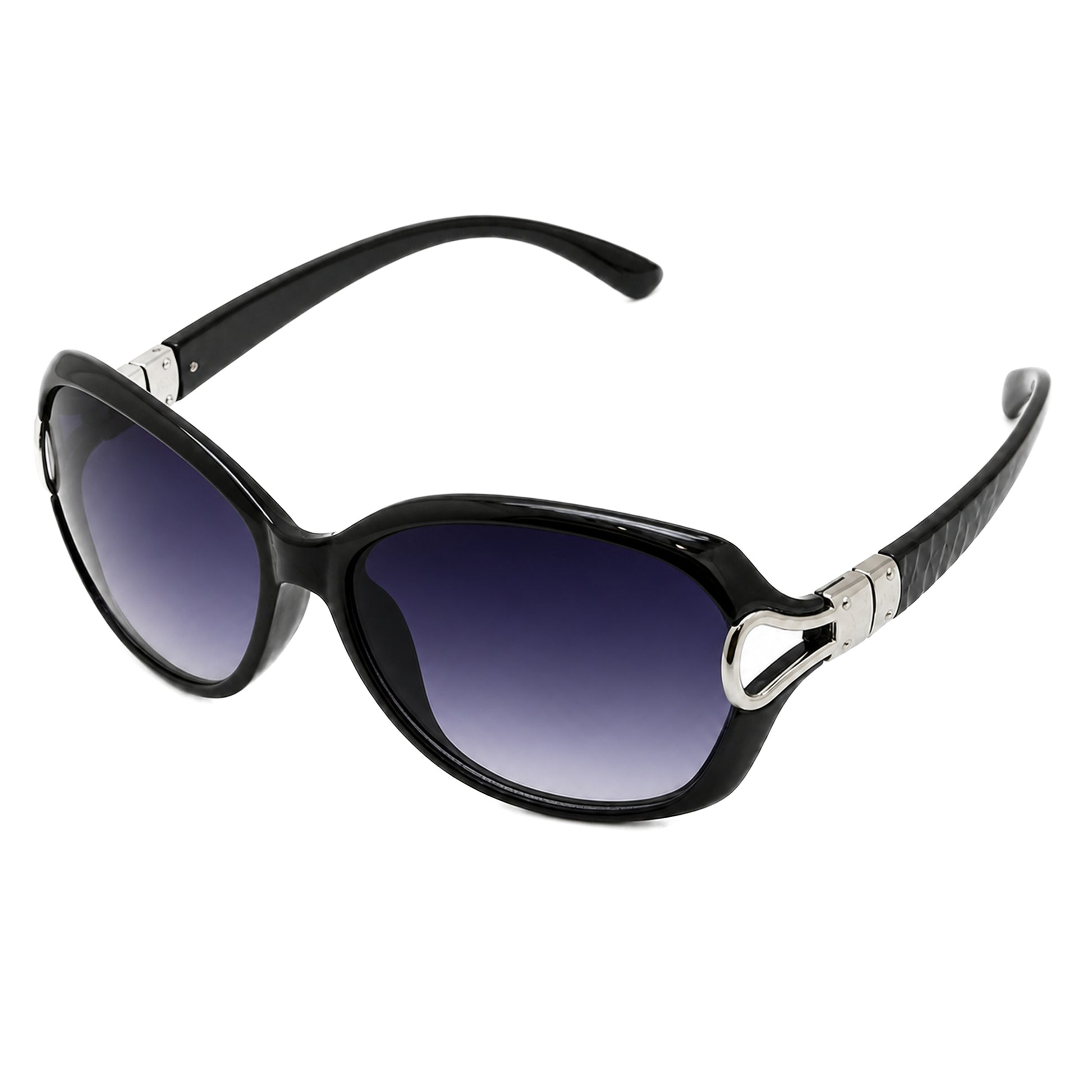 MCS Loop Butterfly — Black Silver — top view