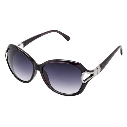MCS Loop Butterfly — Deep Plum Silver — top view