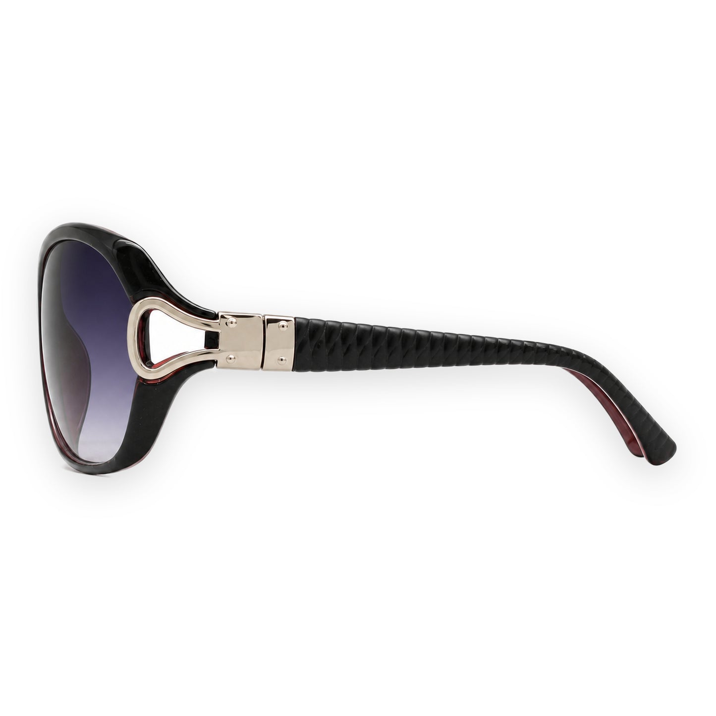MCS Loop Butterfly — Burgundy Shadow — left profile
