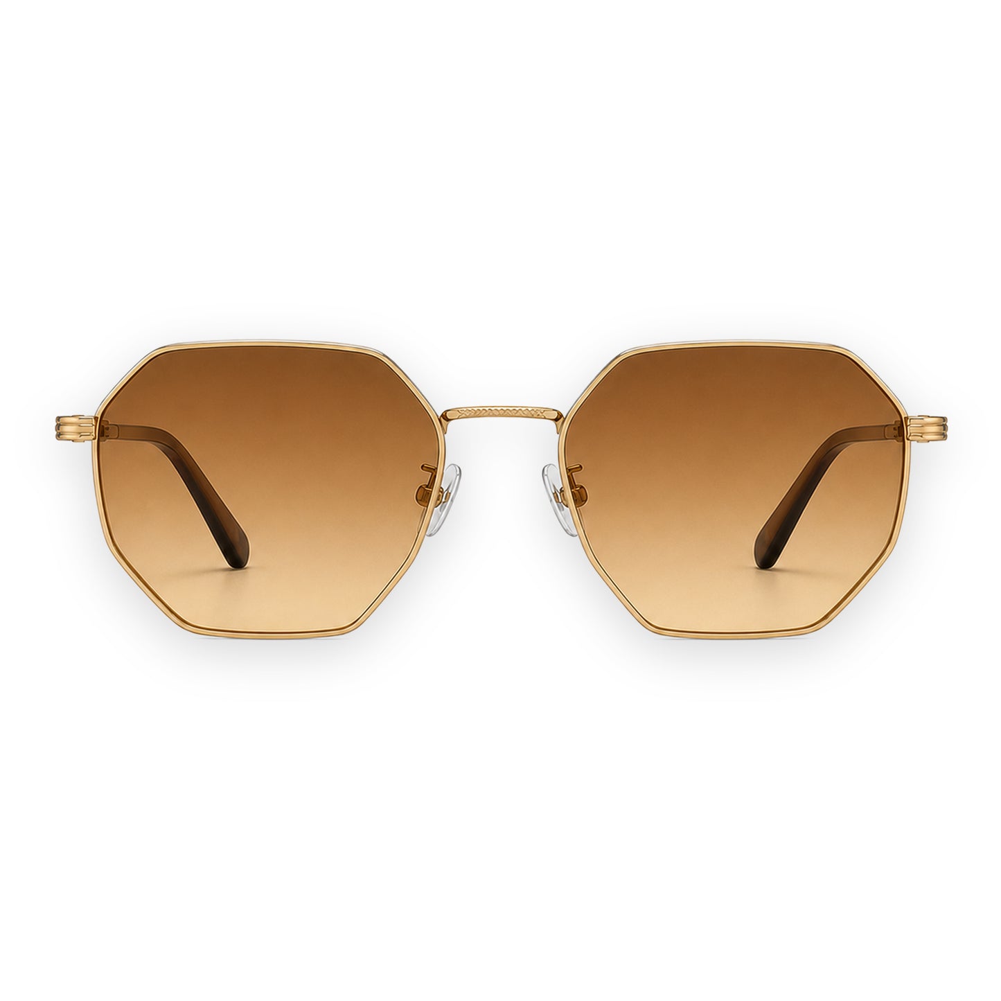 MCS Octagon — Champagne Amber — front view