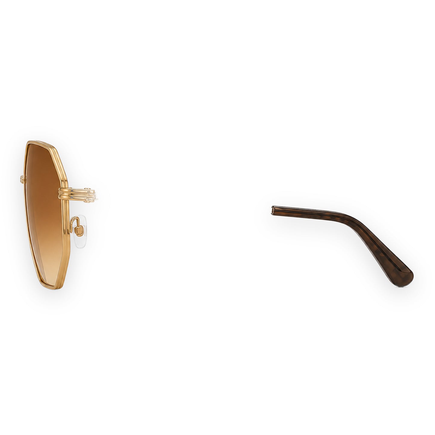 MCS Octagon — Champagne Amber — left profile