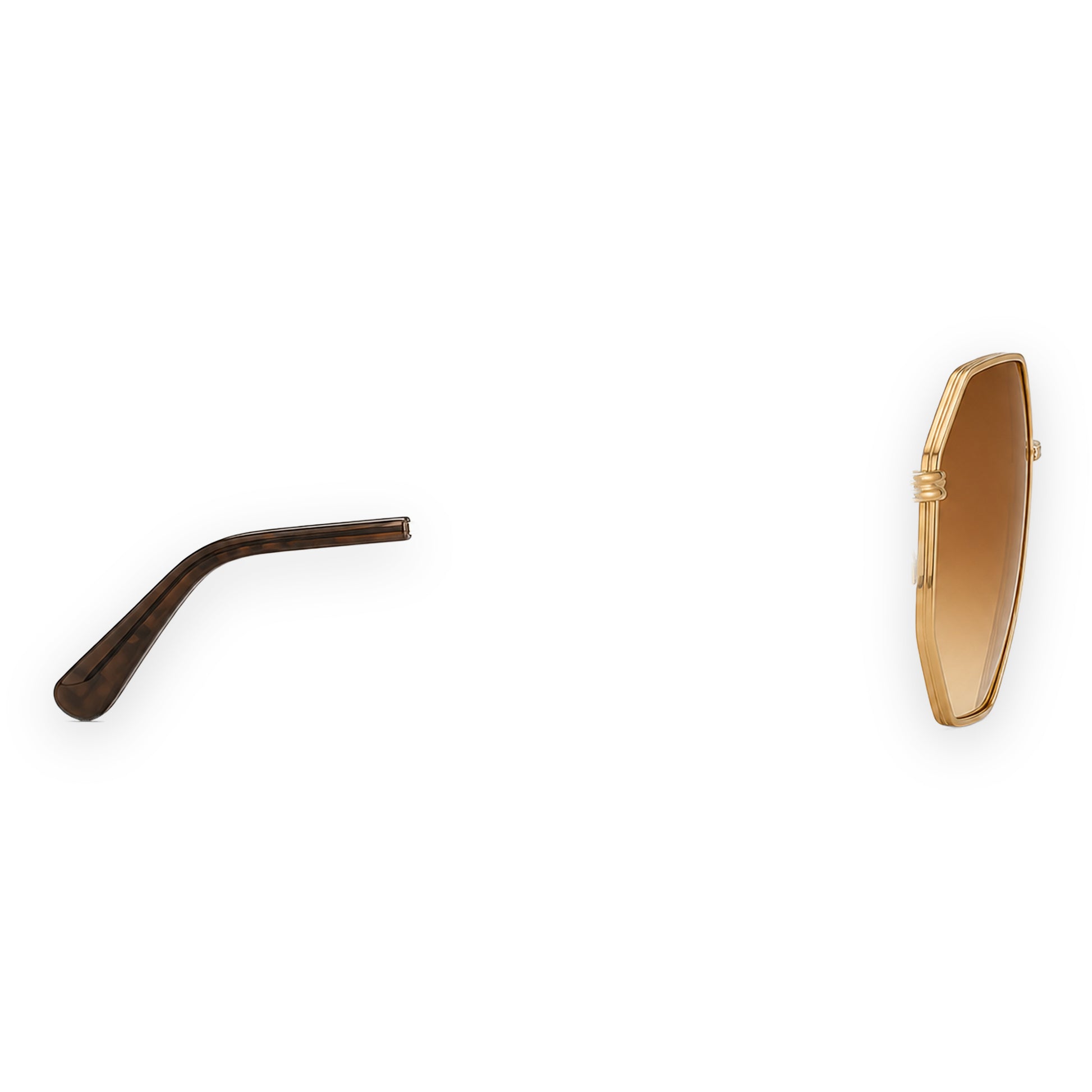 MCS Octagon — Champagne Amber — right profile