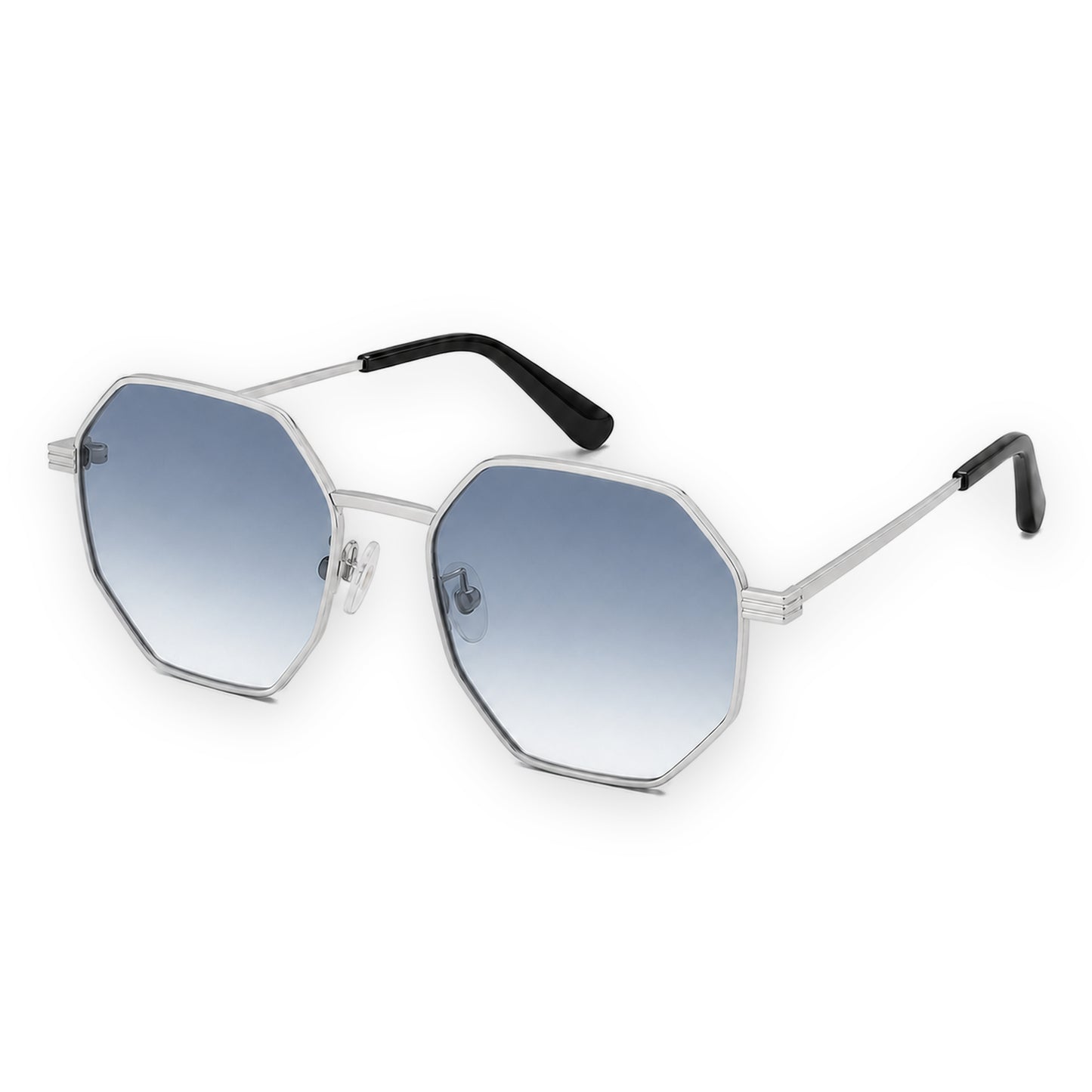 MCS Octagon — Silver Ice — three-quarter view