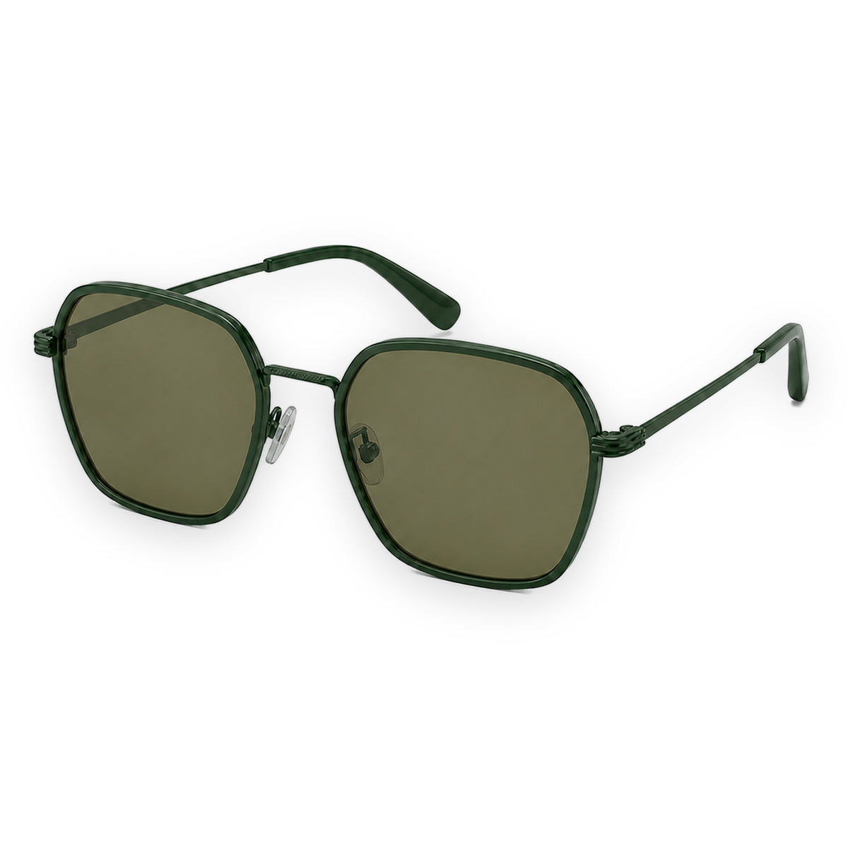 MCS Octagon — Forest Olive — three-quarter view