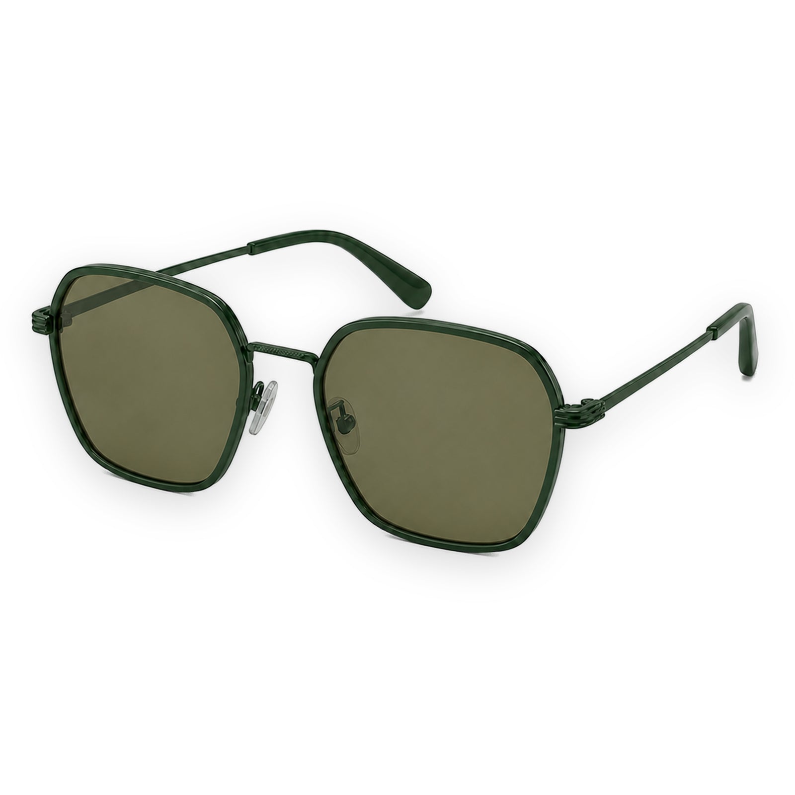 MCS Octagon — Forest Olive — three-quarter view