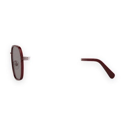 MCS Octagon — Oxblood Rose — left profile