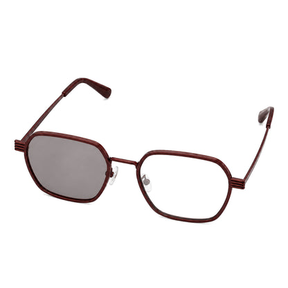 MCS Octagon — Oxblood Rose — top view