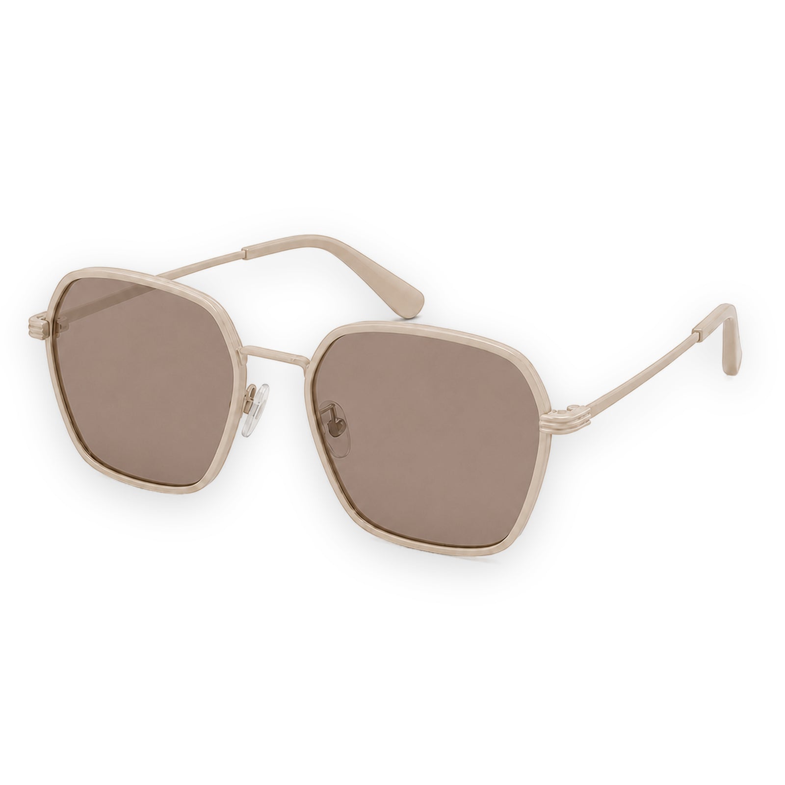 MCS Octagon — Ivory Taupe — three-quarter view