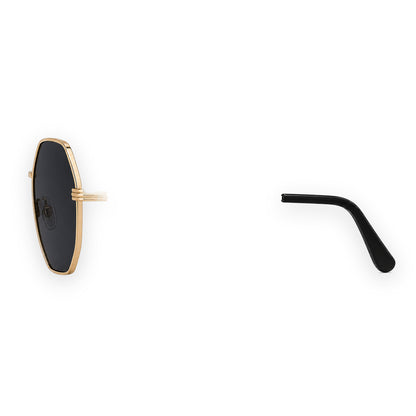 MCS Square — Gold Charcoal — left profile